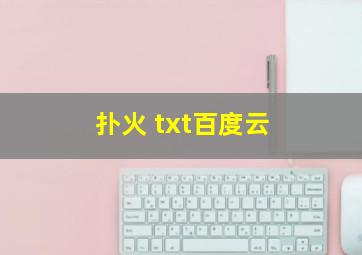 扑火 txt百度云